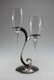 party gift personalised wedding toasting glasses flutes bridal australia melbourne FN862