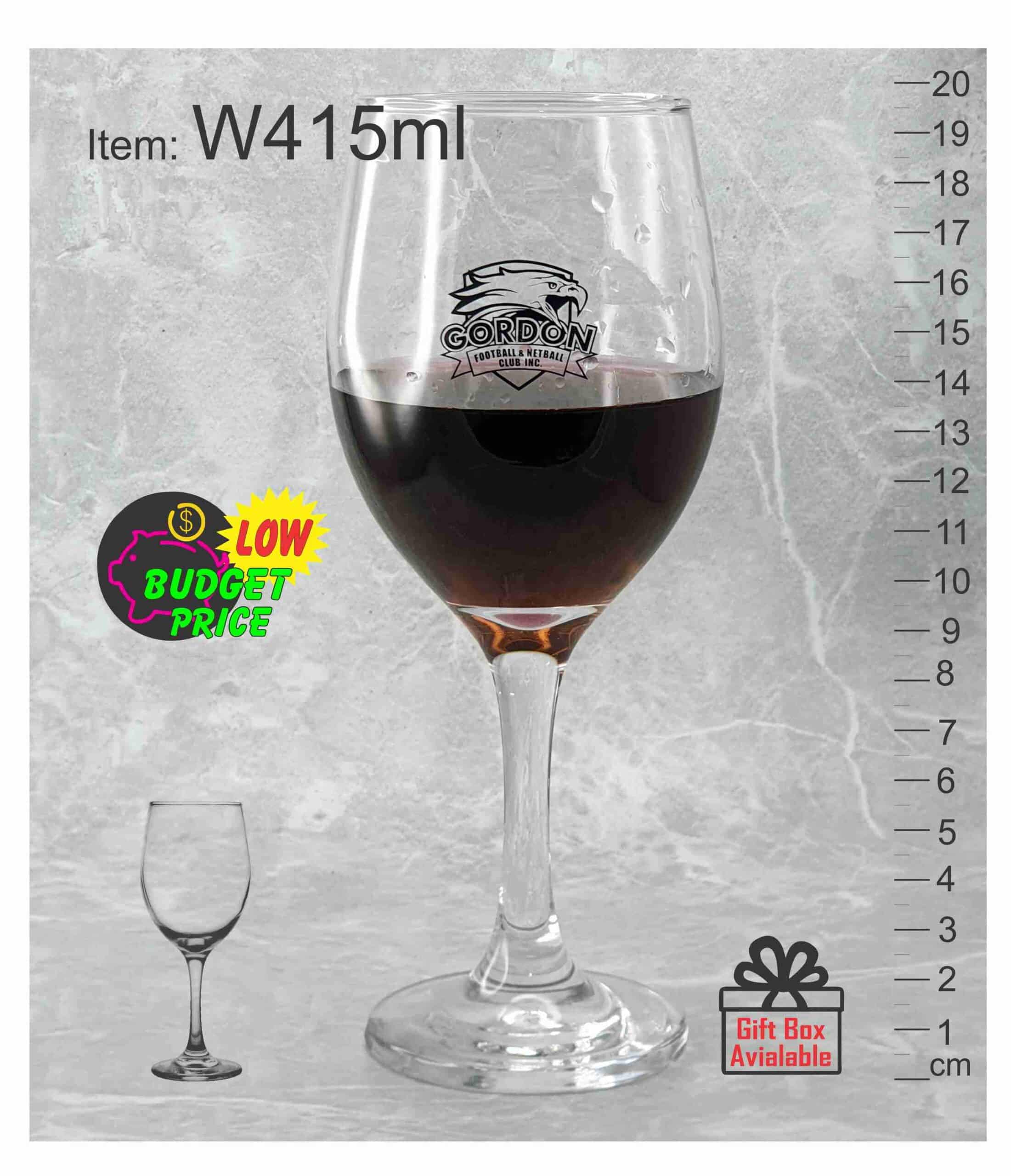 W415ml black logo printed red wine low cost cheap cup universal glass event festival Australia abc2000 Buy Online scaled