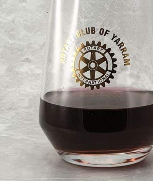 personalised glassware wine whisky drink glass melbourne austarlia abc2000