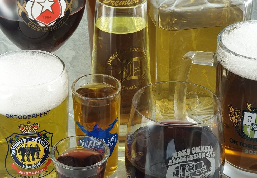 Personalisation of Wine Glasses: Engraving / Etching and Printing