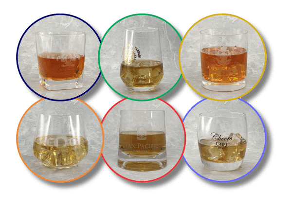 personalised whiskey glasses