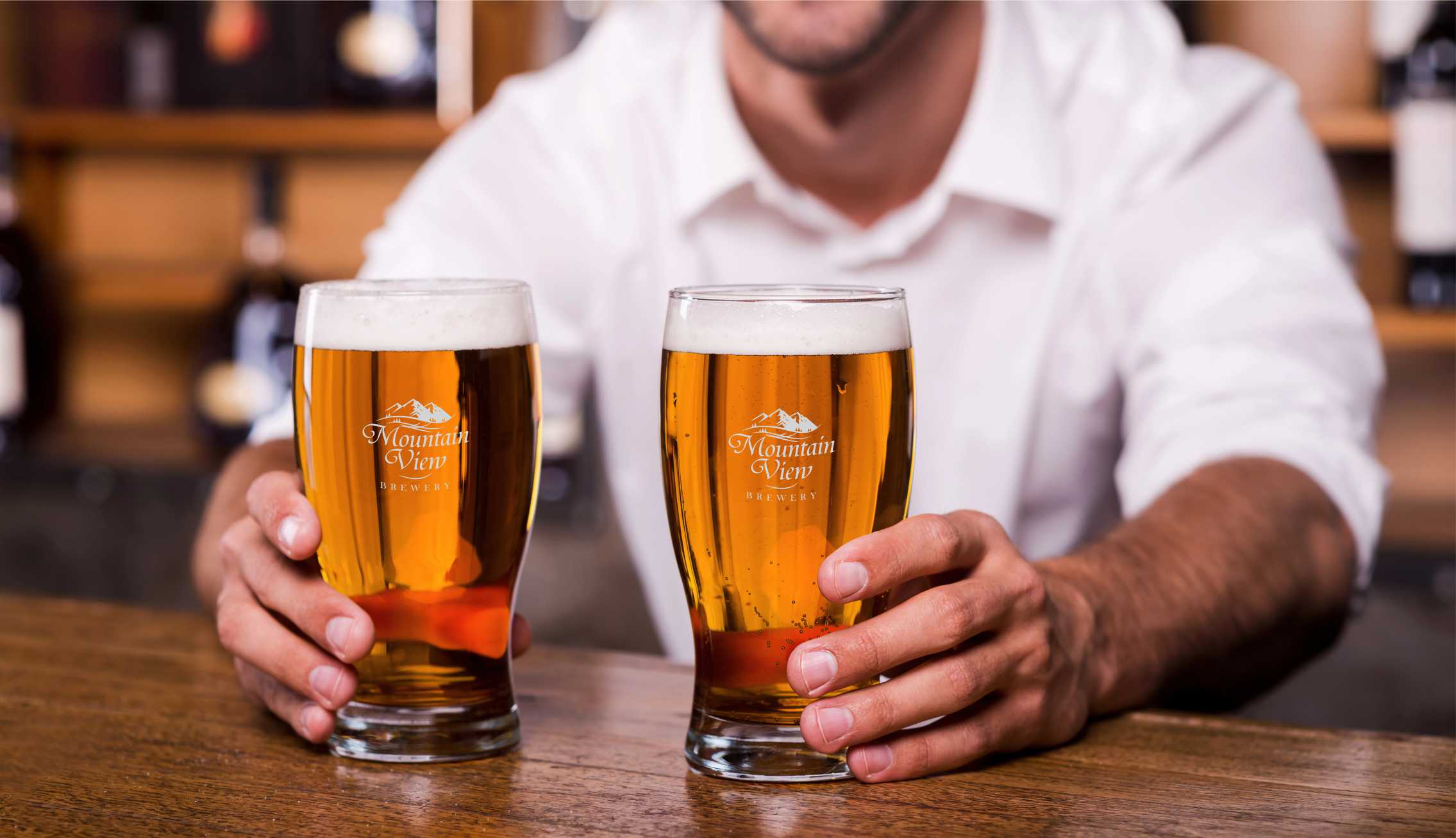 Custom pint and schooner beer glasses bulk Australia