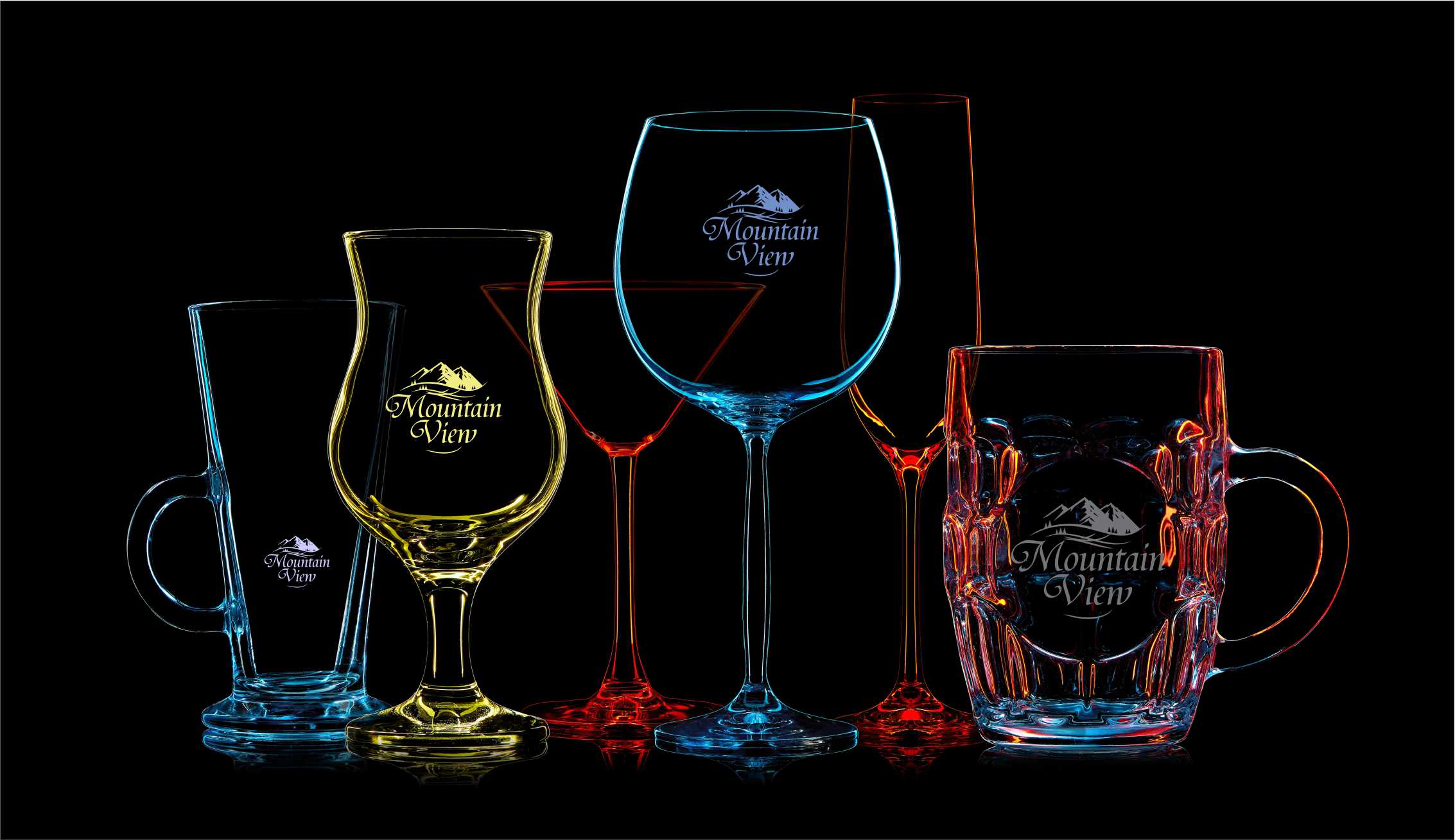 Bulk personalised glassware supplied across Australia for hospitality and corporate events