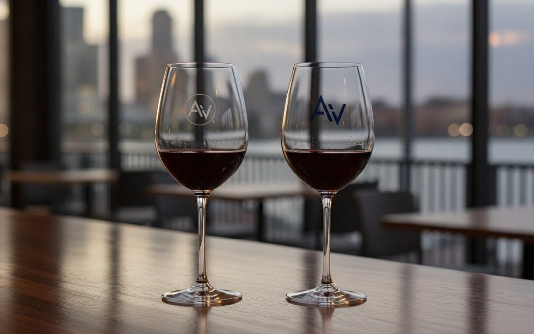 Logo Printed Wine Glasses: Crystal vs. Standard Glass Comparison