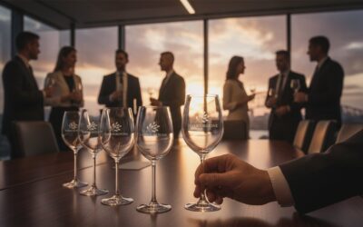 The Professional Guide to Corporate Branded Glassware: Why Laser Engraving Wins